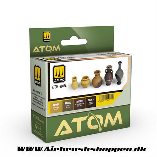 ATOM-20854  -  ATOM Clay Colors Set 4 x 20ml